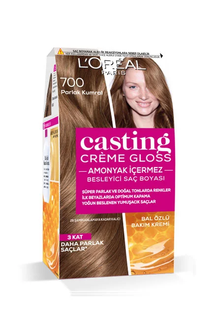 L'Oréal Paris Casting Crème Gloss Saç Boyası 700 Parlak Kumral