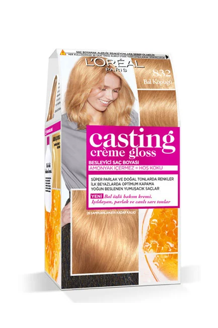 L'Oréal Paris Casting Crème Gloss Saç Boyası 832 Bal Köpüğü