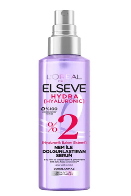 Elseve - L'Oréal Paris Elseve Hydra [Hyaluronic] Nem ile Dolgunlaştıran Serum 150 ml