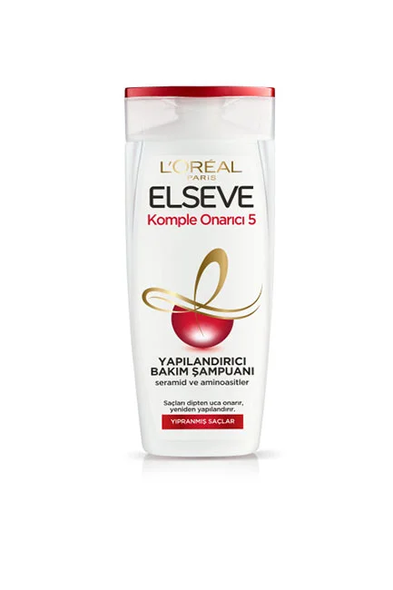 Elseve - L'Oréal Paris Elseve Komple Onarıcı 5 Yapılandırıcı Bakım Şampuanı 360 ml