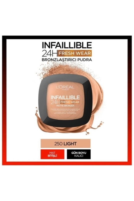 L’oreal Paris Infaillible 24h Fresh Wear Bronzlaştırıcı Pudra 250