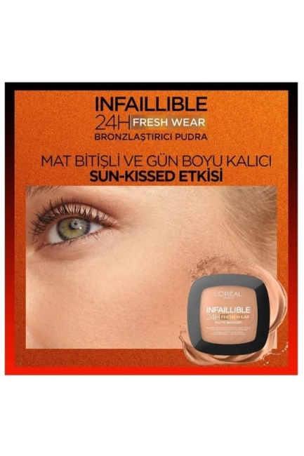 L’oreal Paris Infaillible 24h Fresh Wear Bronzlaştırıcı Pudra 250