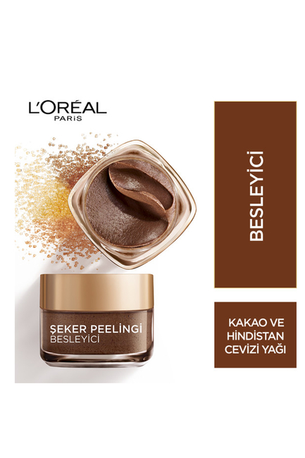 L'Oreal Paris Kakao Yağı Besleyici Şeker Peelingi 50 ml