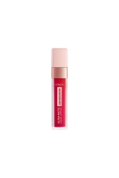 L'Oreal Paris Likit Mat Ruj - Les Macarons Ultra Matte Liquid Lipstick 828 Framboise Frenzy - Thumbnail