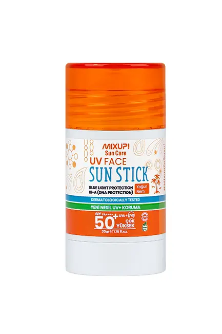 Mixup! Mineral Filtreli Leke Karşıtı Güneş Koruyucu Stick SPF 50+ (E Vitamini - Çinko İçerikli ) 35 gr