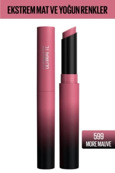 Maybelline New York - Maybelline New York Color Sensational Ultimatte Mat Ruj- 599 More Mauve Pembe