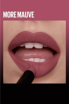 Maybelline New York Color Sensational Ultimatte Mat Ruj- 599 More Mauve Pembe - Thumbnail