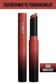 Maybelline New York - Maybelline New York Color Sensational Ultimatte Mat Ruj- 899 More Rust Kırmızı