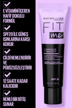 Maybelline New York Fit Me Luminous & Smooth Nemlendiren Makyaj Bazı - Thumbnail