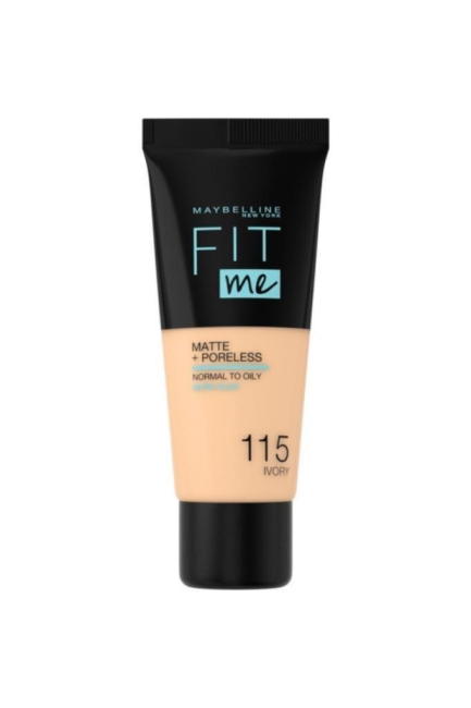 Maybelline New York Fit Me Matte+Poreless Fondöten - 115 Ivory