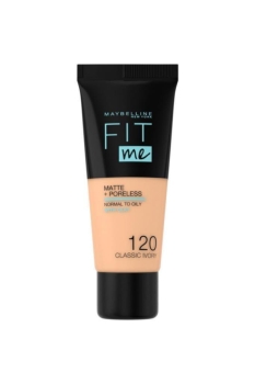 Maybelline New York Fit Me Matte+Poreless Fondöten - 120 Classic Ivory - Thumbnail