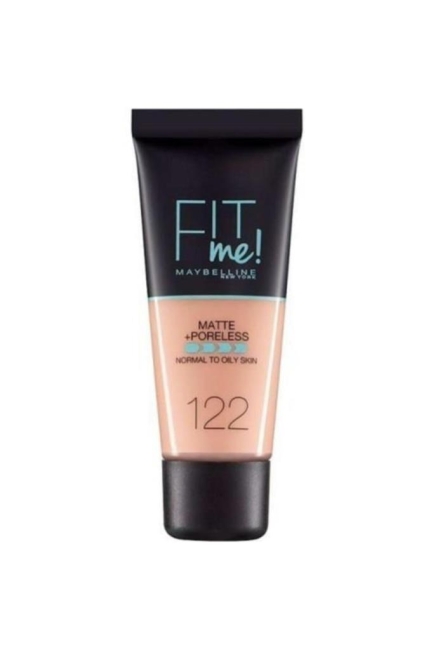 Maybelline New York Fit Me Matte+Poreless Fondöten - 122 Creamy Beige