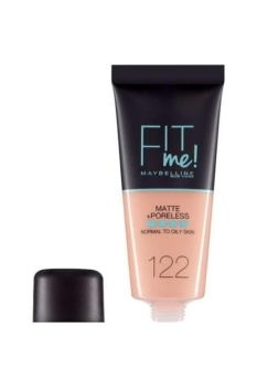 Maybelline New York Fit Me Matte+Poreless Fondöten - 122 Creamy Beige - Thumbnail