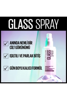 Maybelline New York Glass Spray - Makyaj Sabitleyici Sprey - Thumbnail