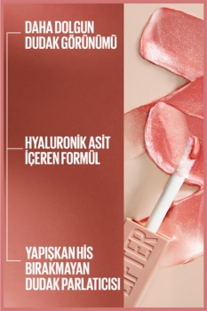 Maybelline New York Lifter Gloss Nemlendirici Dudak Parlatıcısı - 001 Pearl - Thumbnail