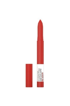 Maybelline New York Super Stay Ink Crayon Kalem Mat Ruj- Spiced Up - 115 Know No Limits - Thumbnail