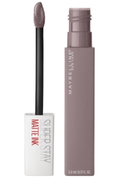 Maybelline New York Super Stay Matte Ink Likit Mat Ruj - 90 Huntress - Gri - Thumbnail