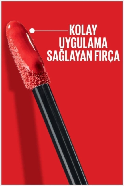 Maybelline New York Super Stay Vinyl Ink Uzun Süre Kalıcı Likit Parlak Ruj 10 Lippy