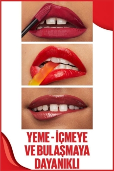 Maybelline New York Super Stay Vinyl Ink Uzun Süre Kalıcı Likit Parlak Ruj 10 Lippy - Thumbnail