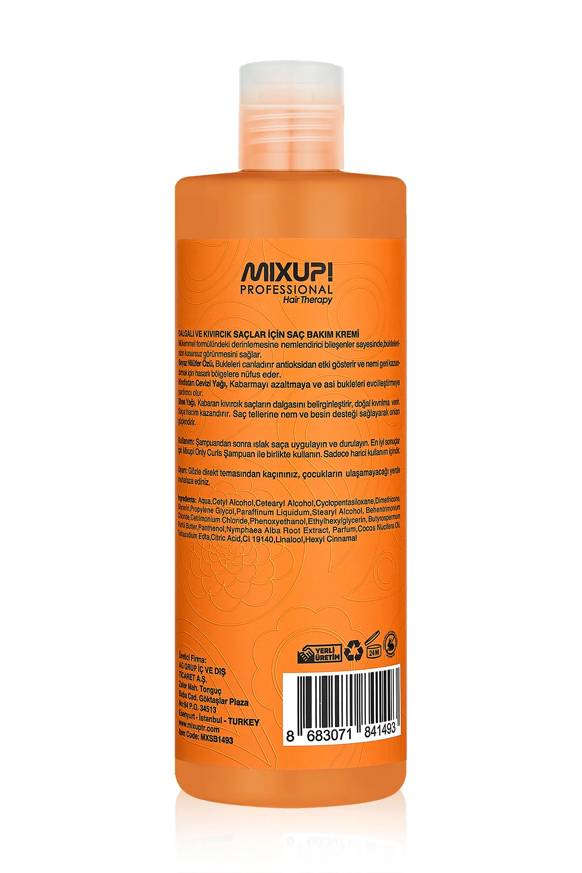 Mixup! Only Curls Bukleli Ve Dalgalı Saçlar İçin Besleyici Krem 400 ml - Thumbnail