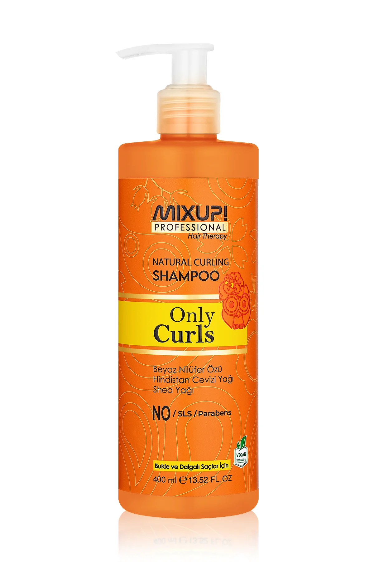 Mixup! Only Curls Bukleli Ve Dalgalı Saçlar İçin Besleyici Şampuan 400 ml