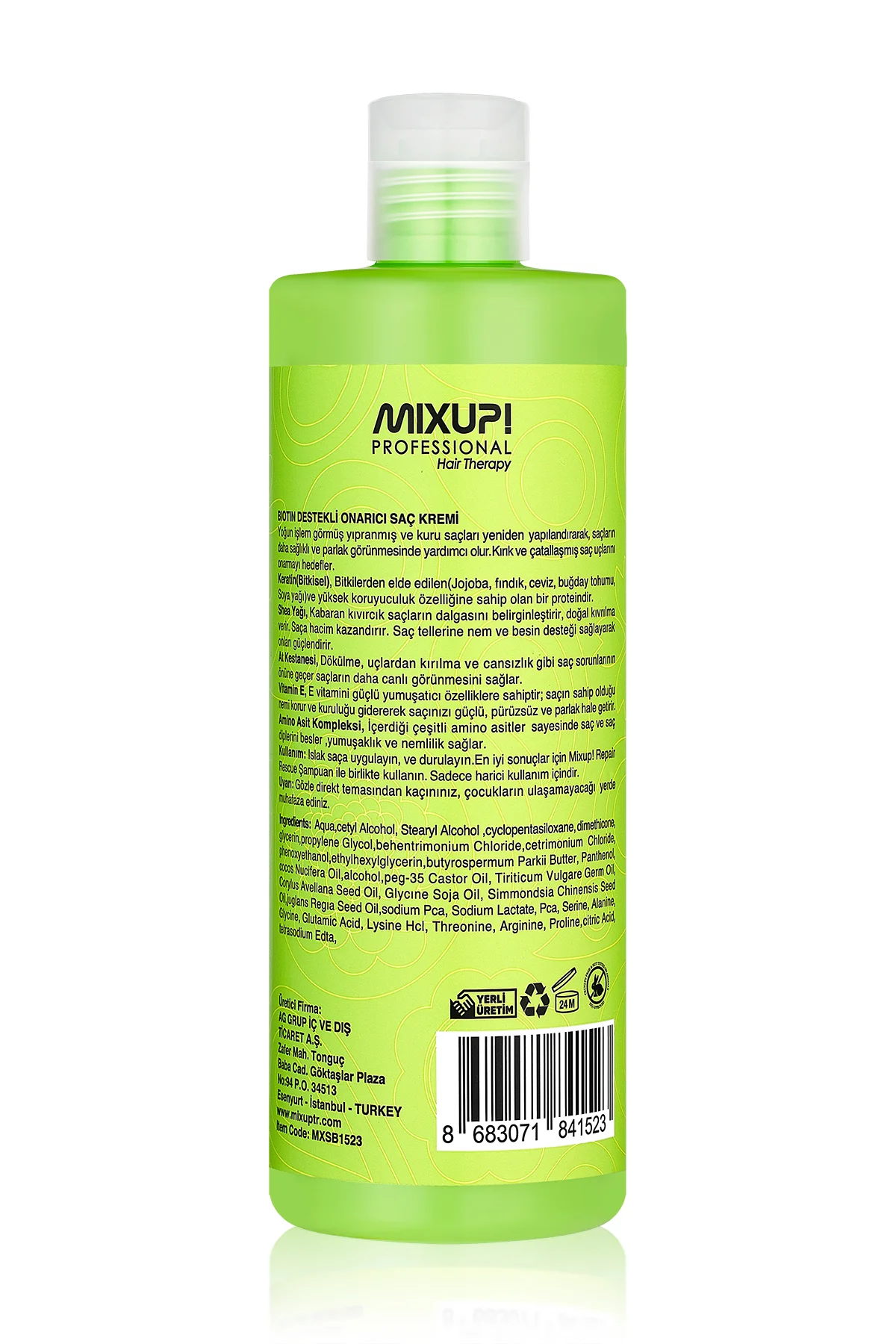 Mixup! Rescue Repair Yıpranmış Ve İşlem Görmüş Saçlar İçin Saç Kremi 400 ml - Thumbnail