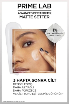 Prime Lab Matte Setter Matlaştırıcı Salisilik Asit Içeren Primer – Makyaj Bazı - Thumbnail