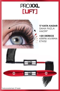 Pro Xxl Lift Çift Taraflı Maskara - Kirpik Lifting Etkisi - Thumbnail