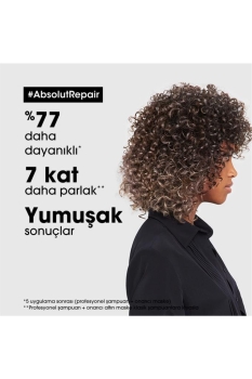 Serie Expert Absolut Repair Yıpranmış Saçlar İçin Onarıcı Altın Maske 250 Ml - Thumbnail