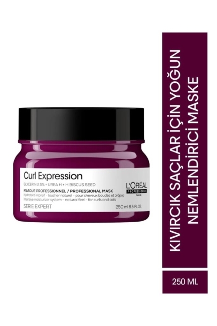 Serie Expert Curl Expression Kıvırcık Saçlar İçin Yoğun Nemlendirici Maske 250 ml