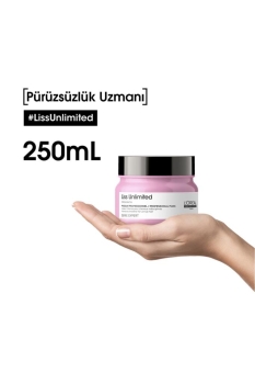 Serie Expert Liss Unlimited Elektriklenme Karşıtı ve Yoğun Yumuşaklık Veren Maske 250 ml - Thumbnail