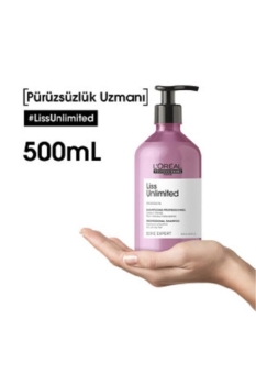 Serie Expert Liss Unlimited Elektriklenme Karşıtı ve Yumuşaklık Veren Şampuan 500 ml - Thumbnail