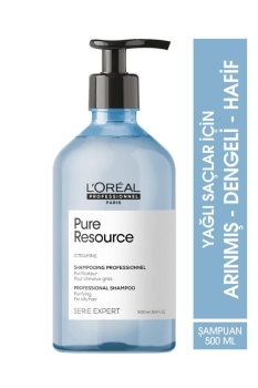 L'oreal Professionnel - Serie Expert Pure Resource Yağlı Saçlar İçin Arındırıcı Şampuan 500 Ml