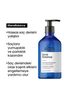 Serie Expert Sensi Balance Hassas Saç Derisi Şampuanı 500 ml - Thumbnail