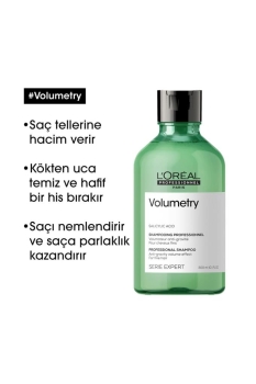 Serie Expert Volumetry Ince Telli Saçlar Için Hacim Veren Şampuan 300 ml - Thumbnail