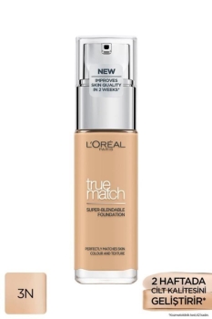 L'Oréal Paris - True Match Bakım Yapan Fondöten 3N CREAMY BEIGE