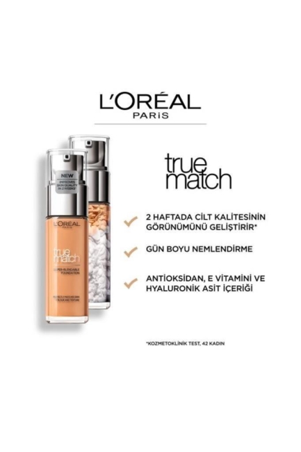 True Match Bakım Yapan Fondöten 3N CREAMY BEIGE